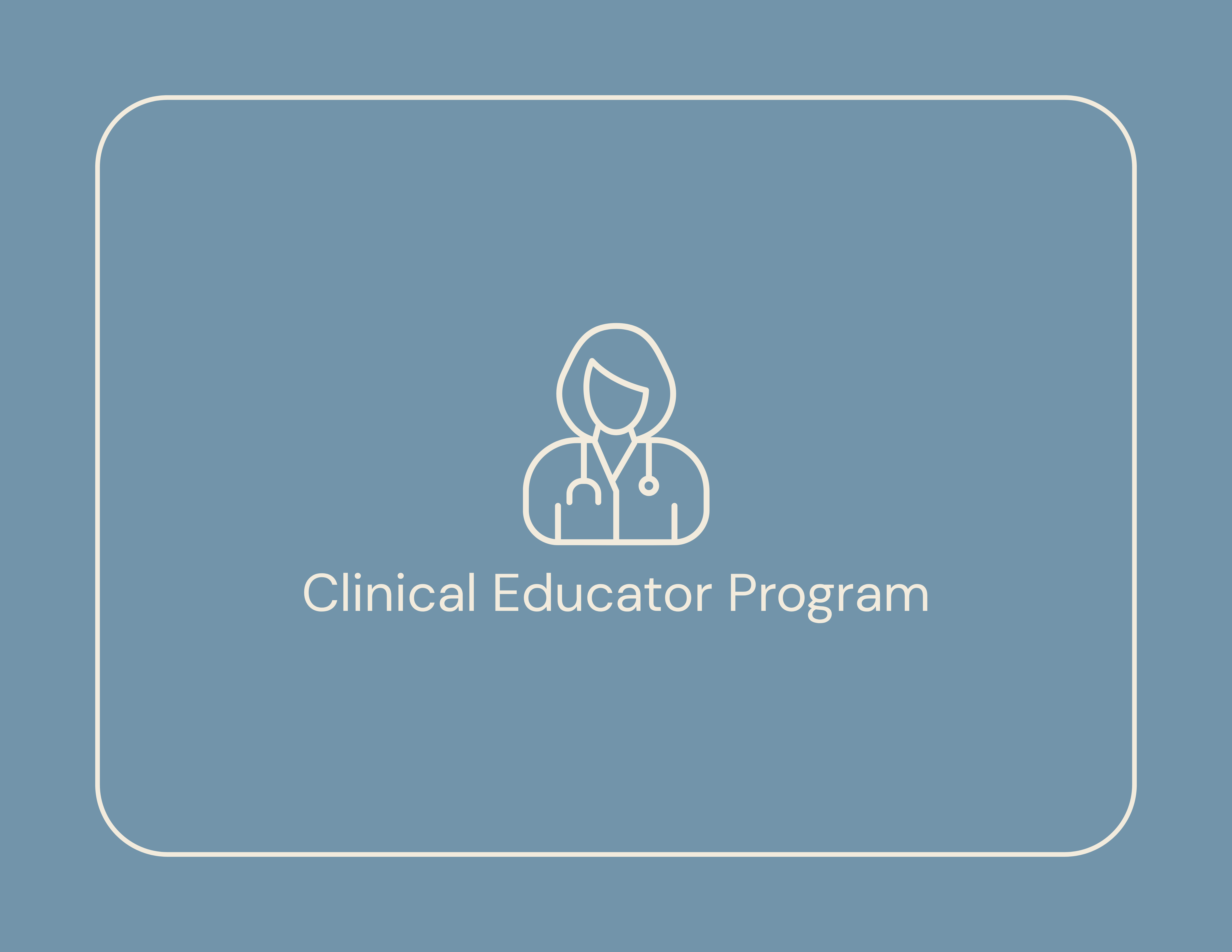 Clinical Educator Program